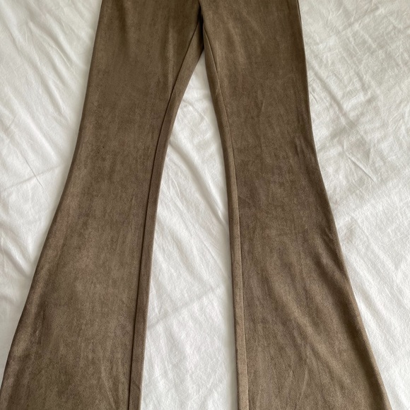 HoneyBum Tan Flare Pants - Picture 2 of 5